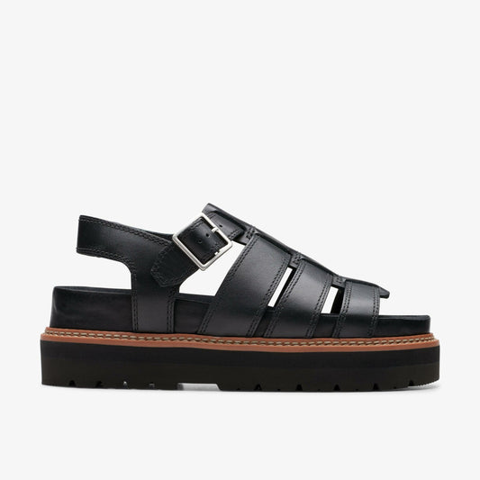 Women Orianna Twist Black Leather