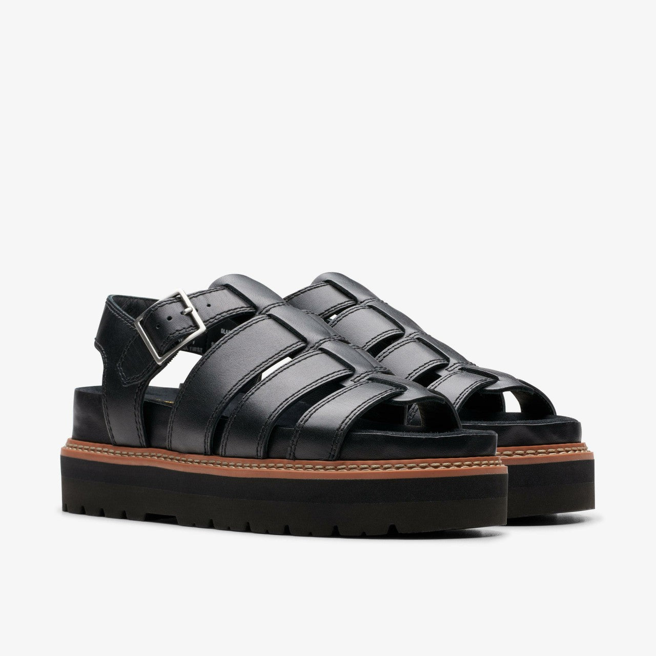 Women Orianna Twist Black Leather
