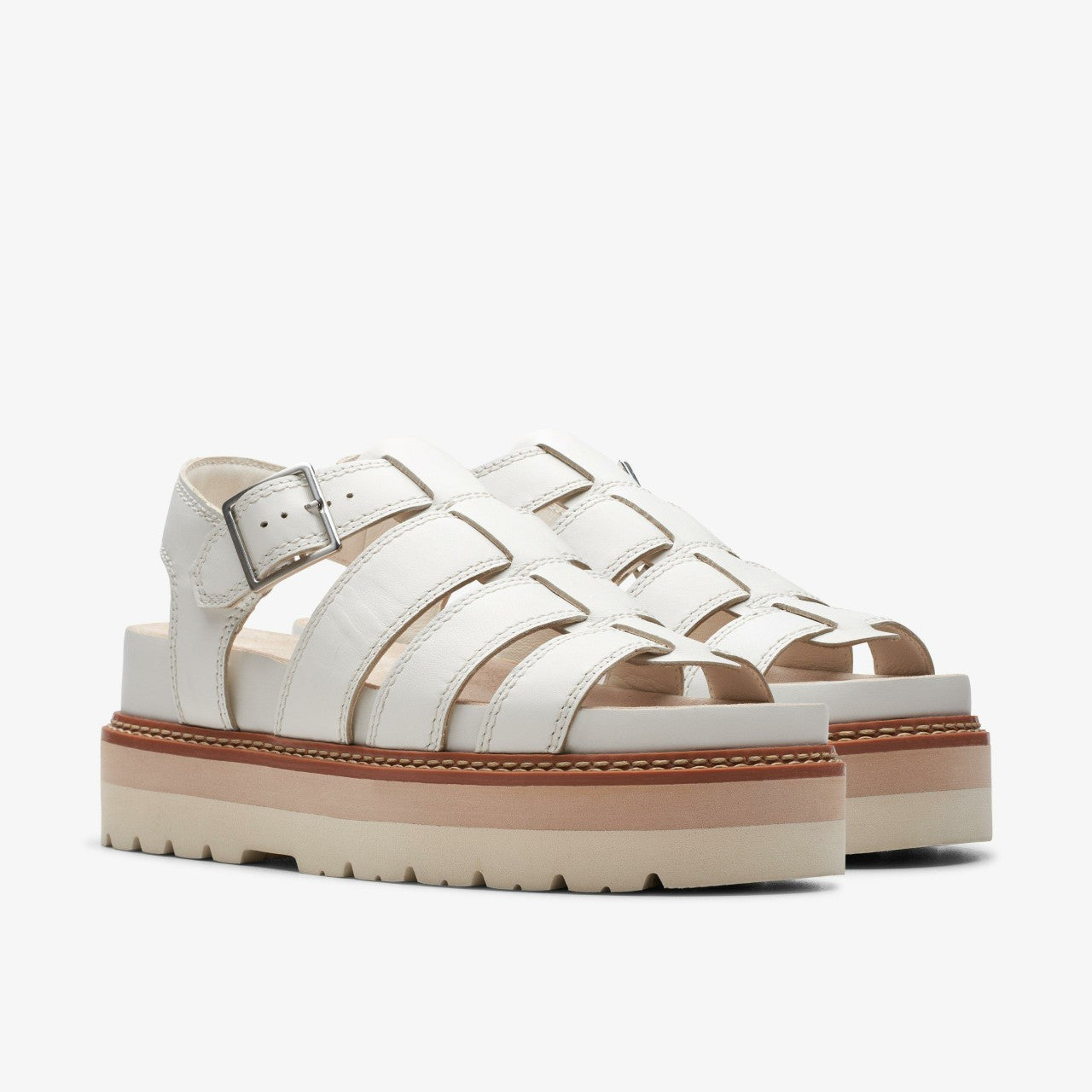Women Orianna Twist Off White Leather