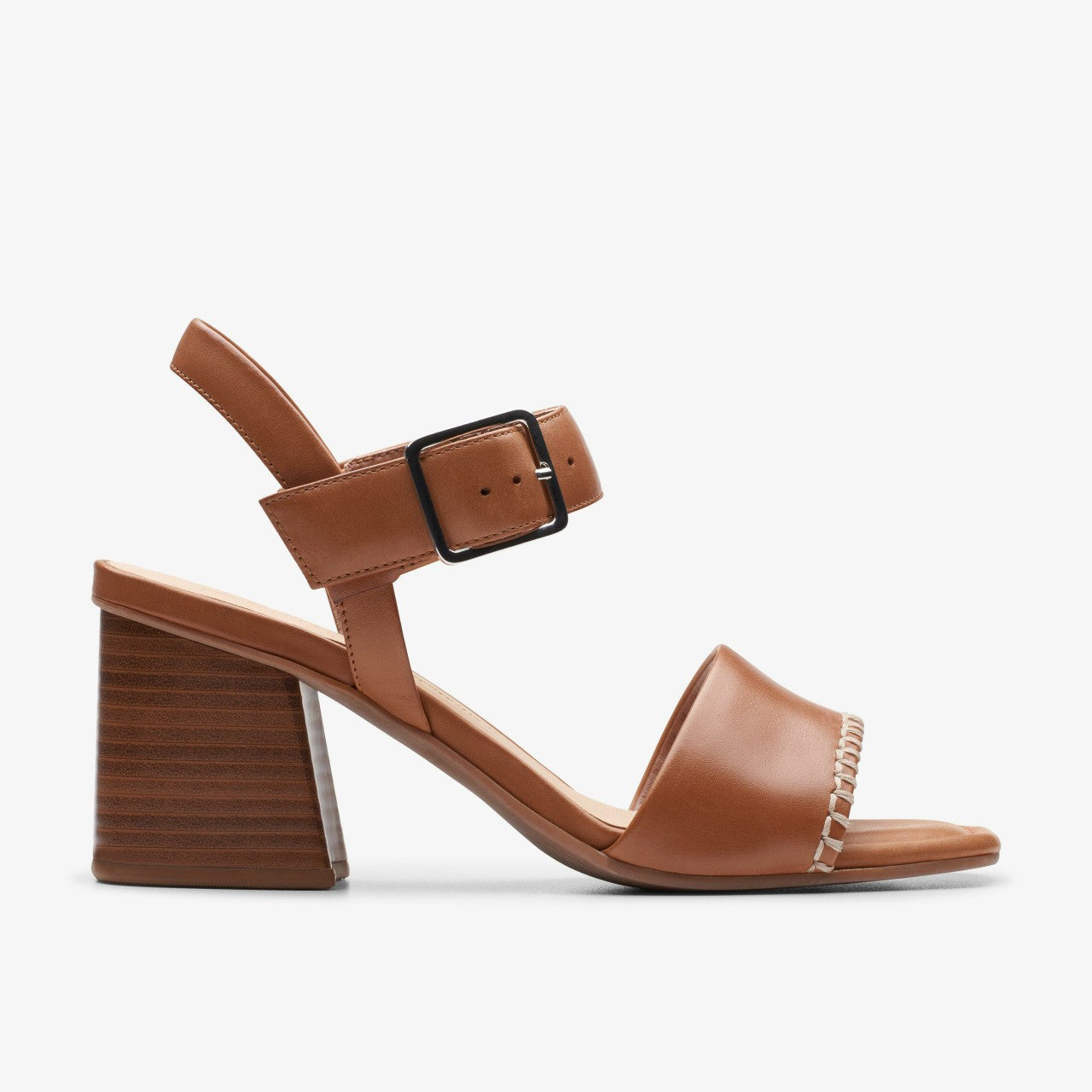 Women Siara 65 Buckle Tan Leather