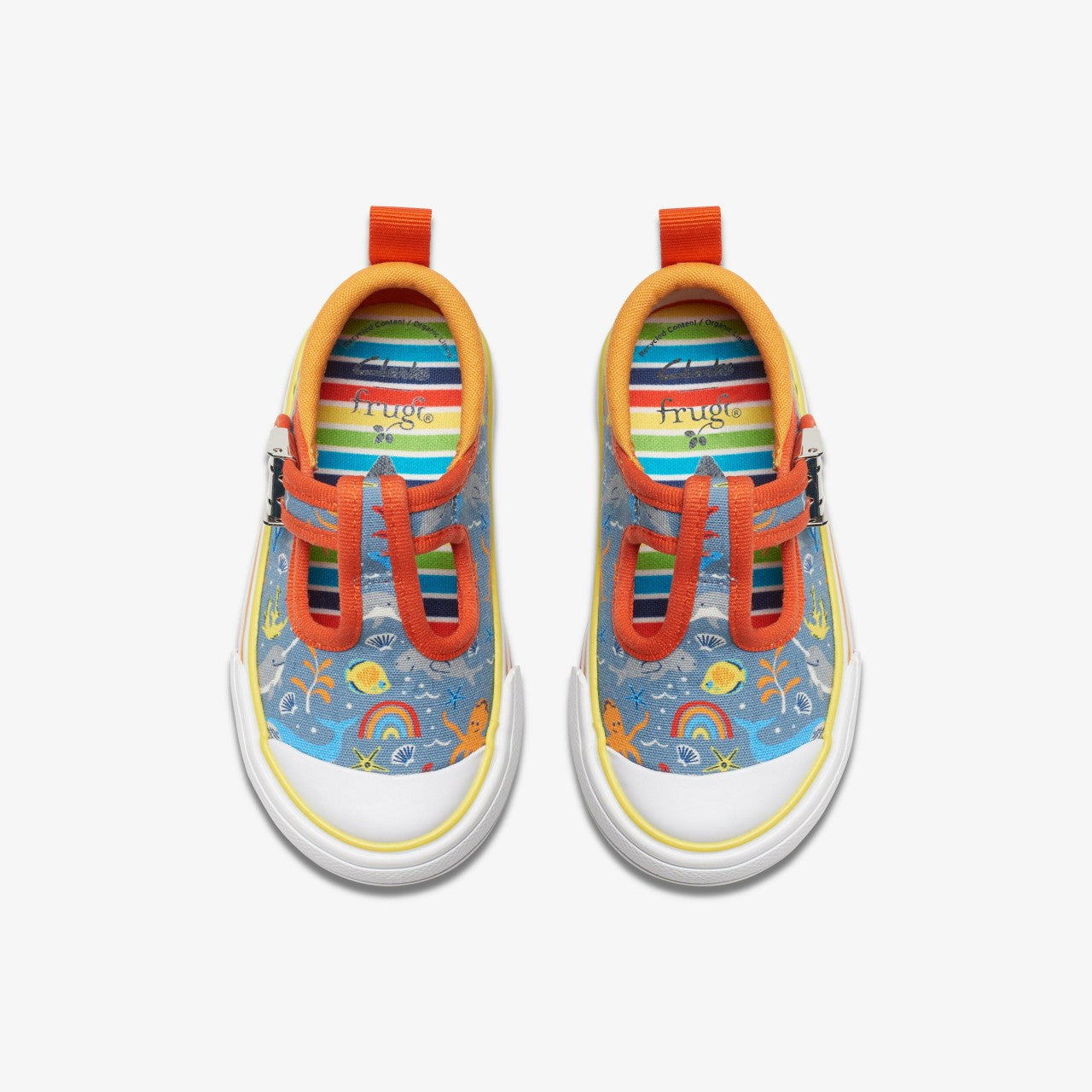 Kids Foxing Fish Toddler Grey Print