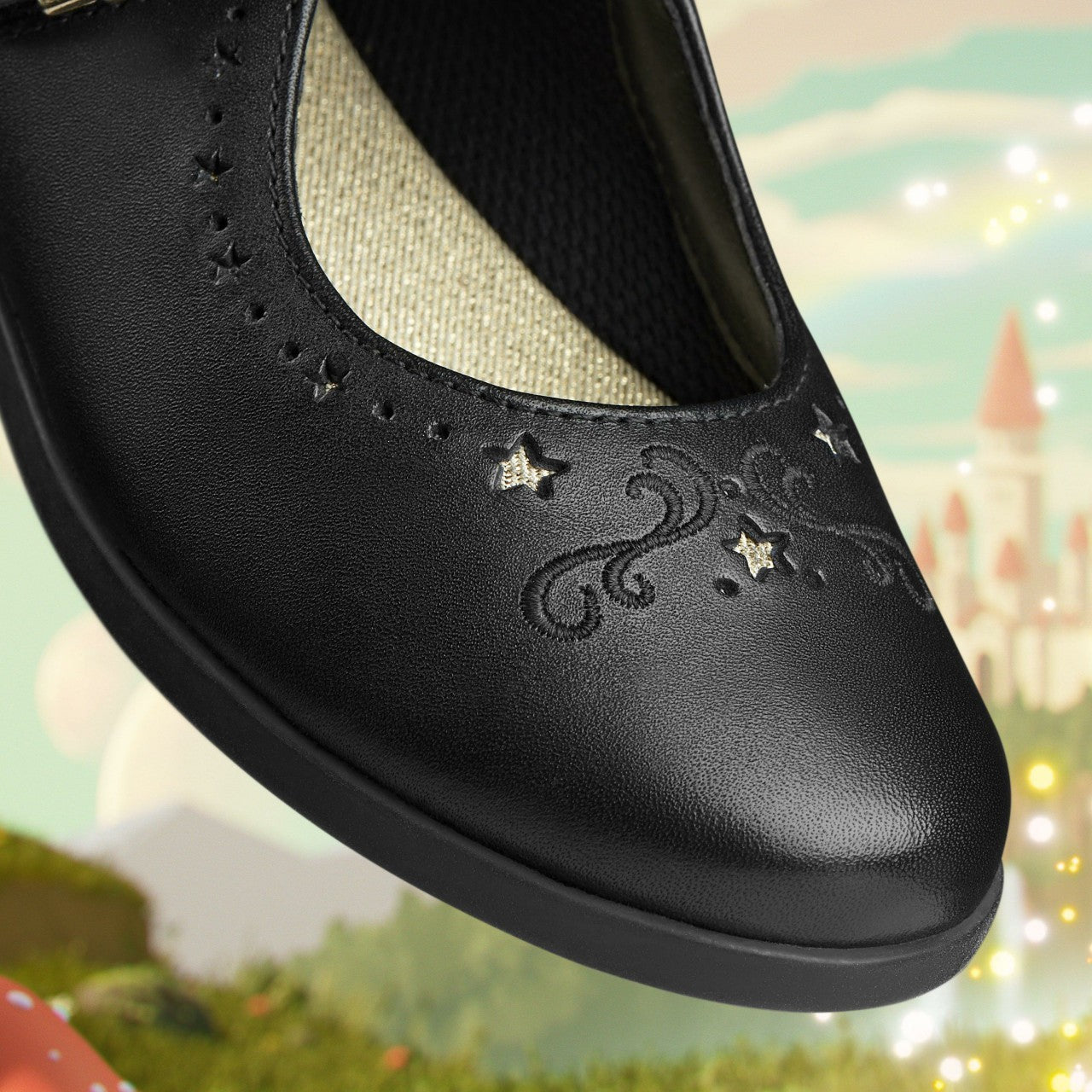 Kids Lock Magic Kid Black Leather