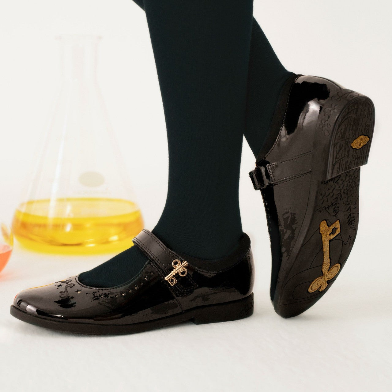 Kids Lock Magic Kid Black Patent