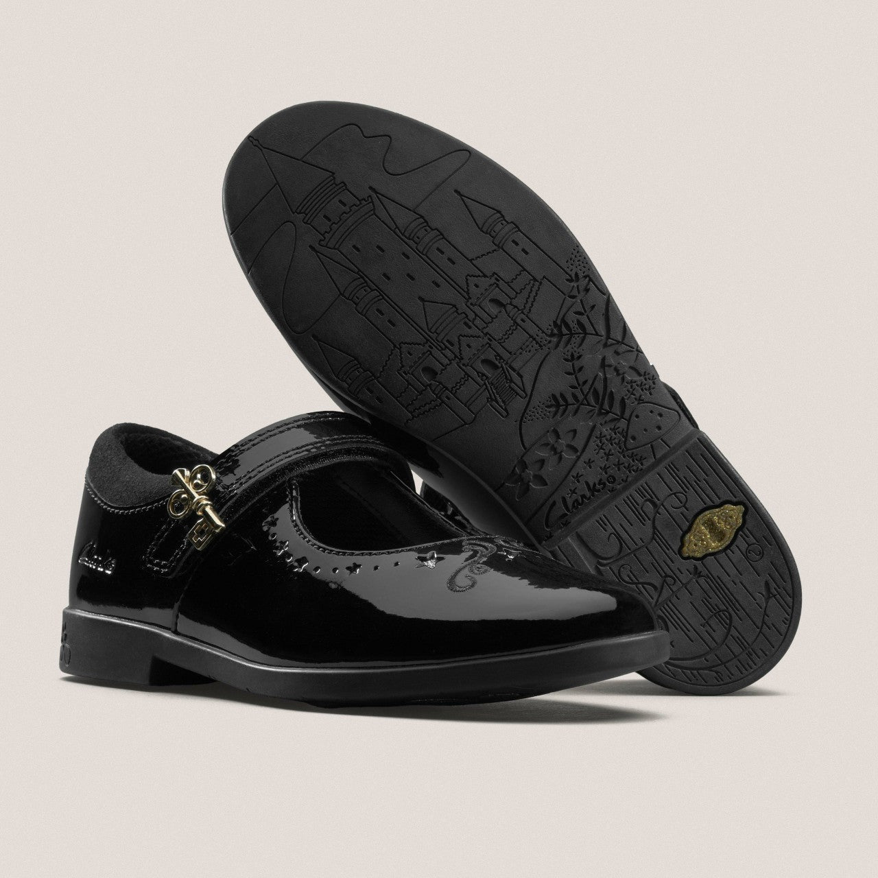 Kids Lock Magic Kid Black Patent