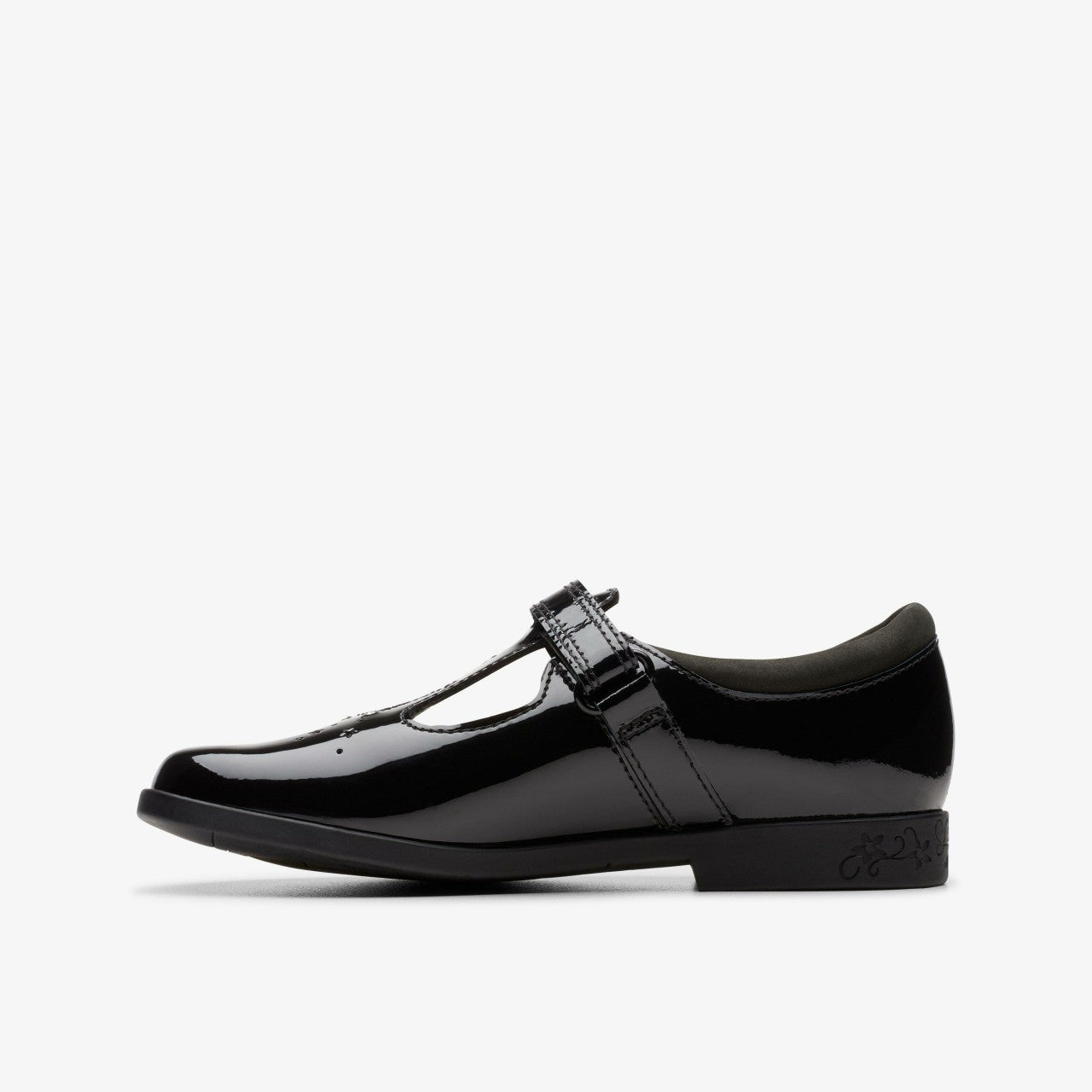 Kids Lock Shine Kid Black Patent
