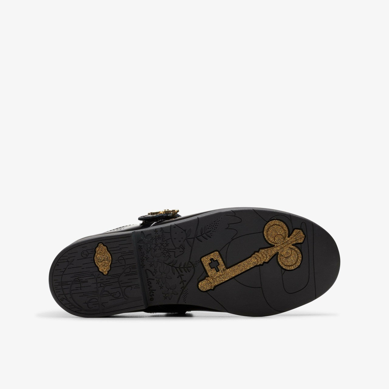 Kids Lock Shine Kid Black Patent