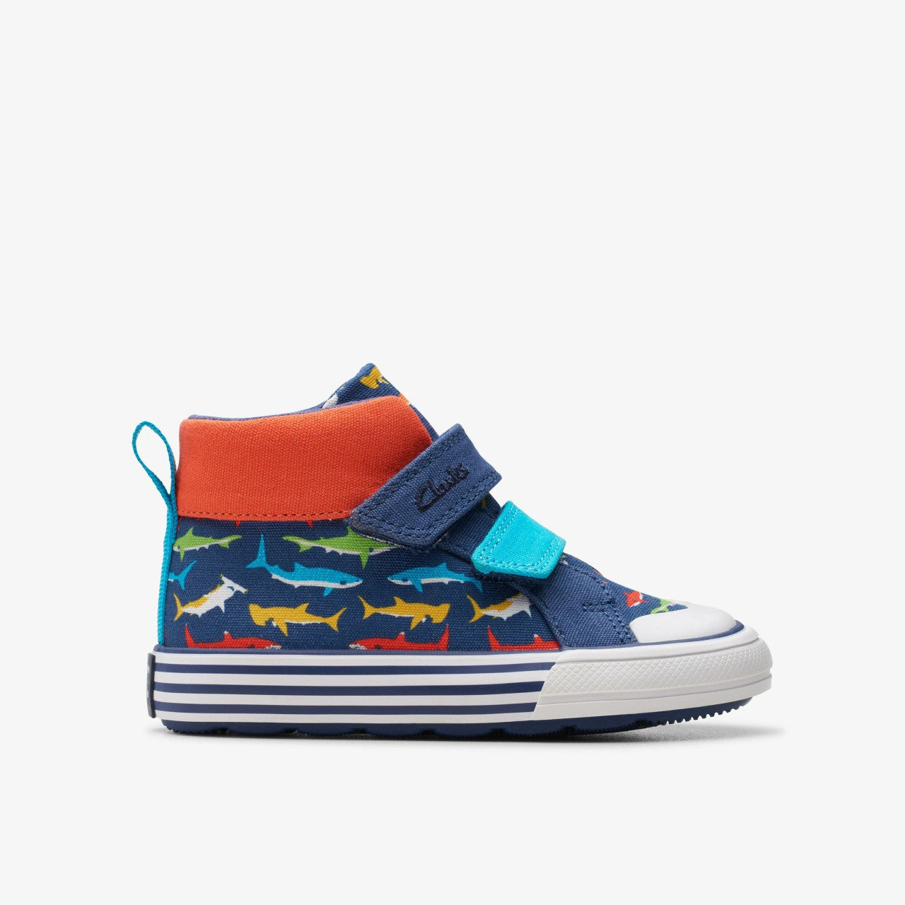Kids Foxing Save Hi Toddler Navy Print