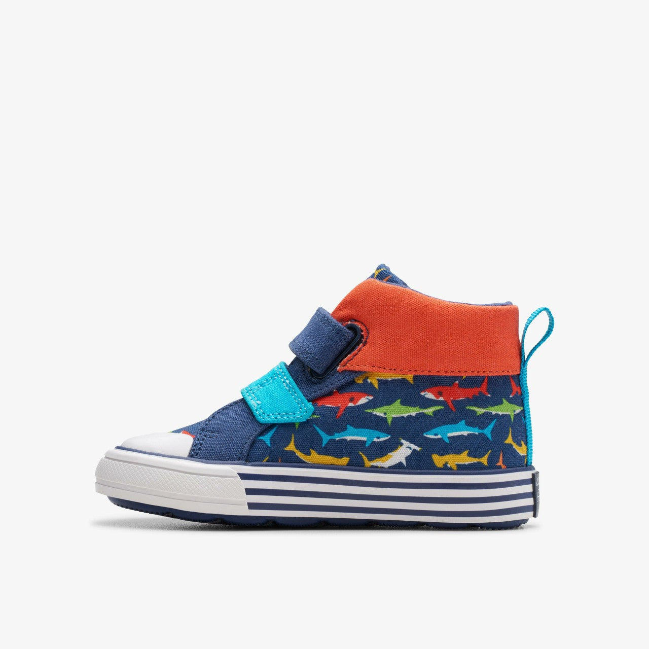 Kids Foxing Save Hi Toddler Navy Print