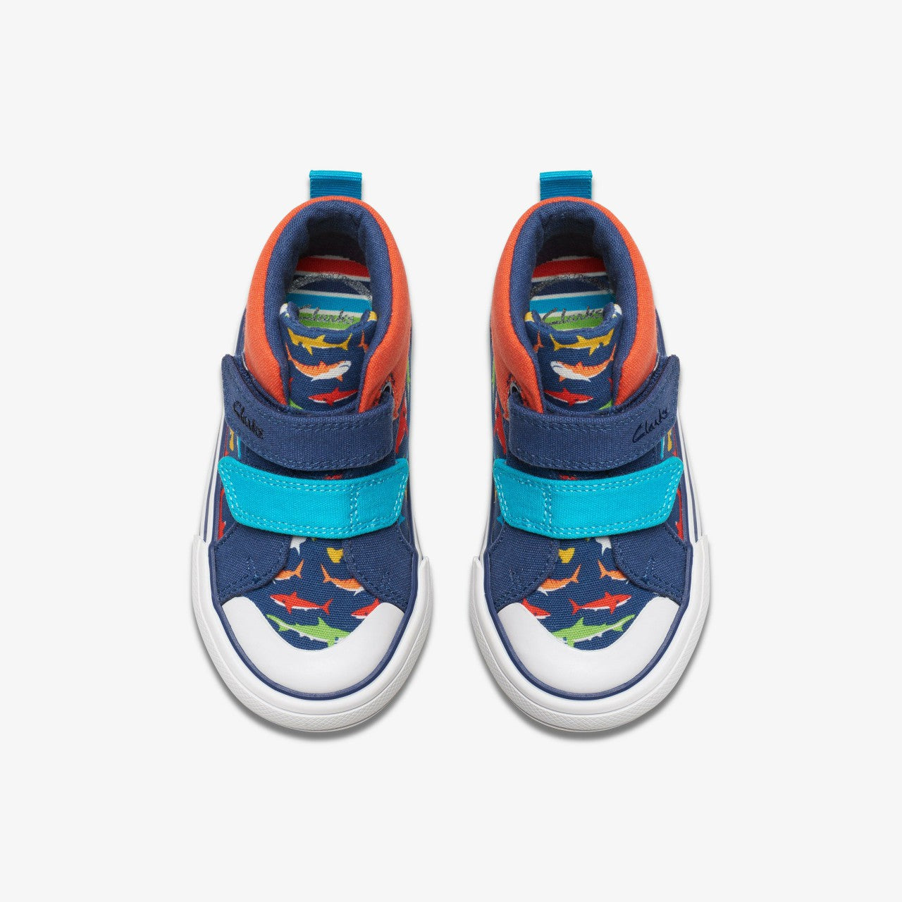 Kids Foxing Save Hi Toddler Navy Print