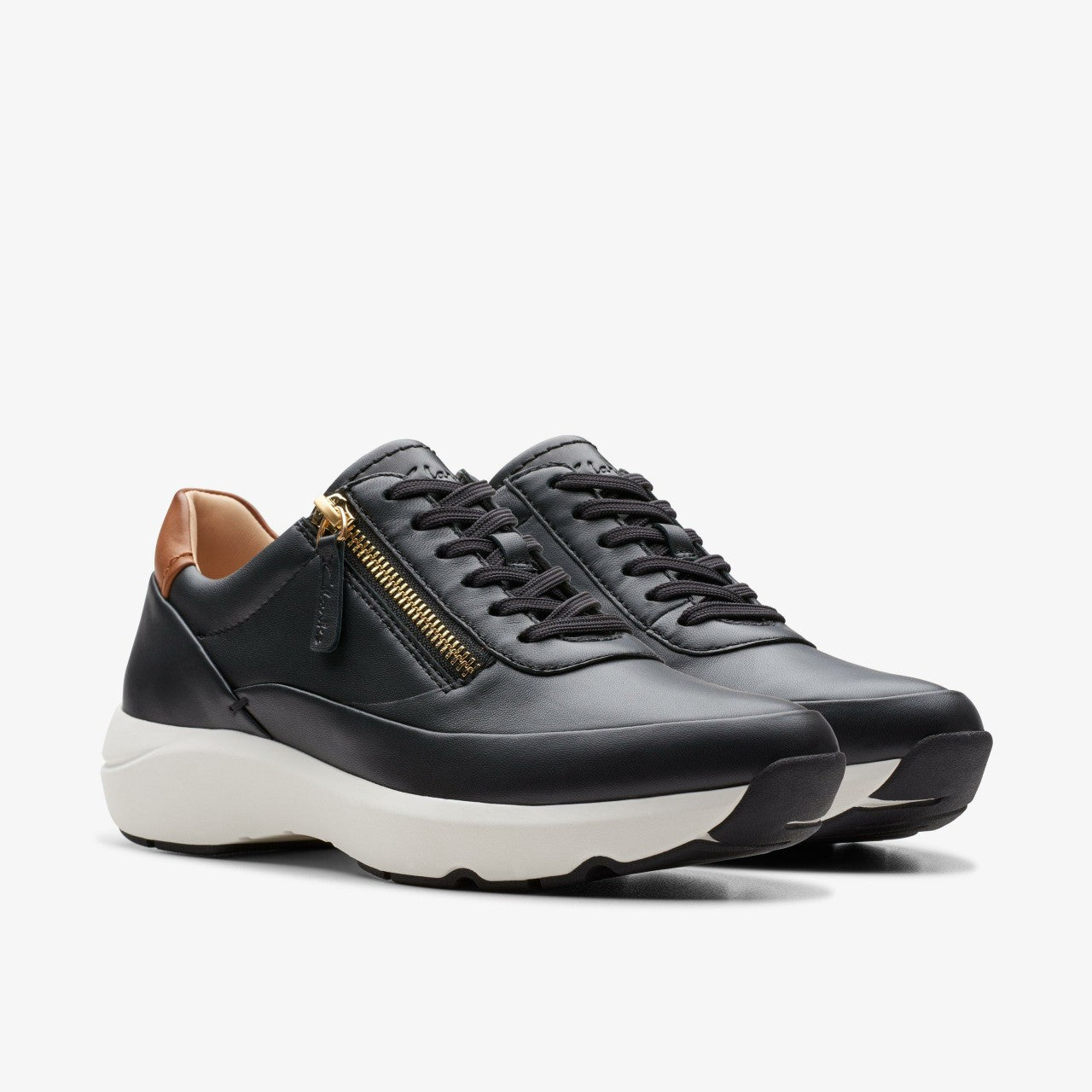 Women Tivoli Zip Black Leather