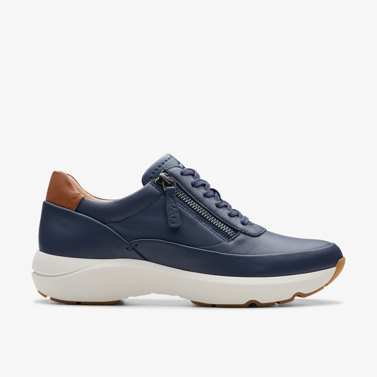 Women Tivoli Zip Navy Leather