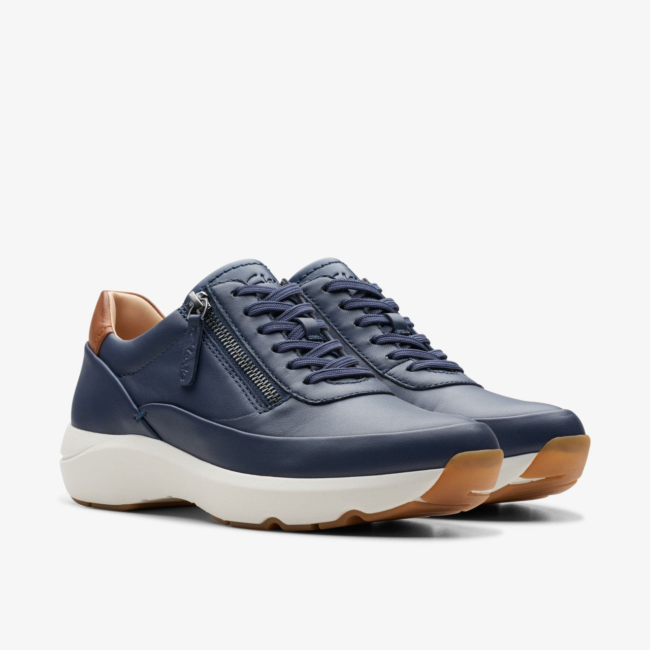 Women Tivoli Zip Navy Leather