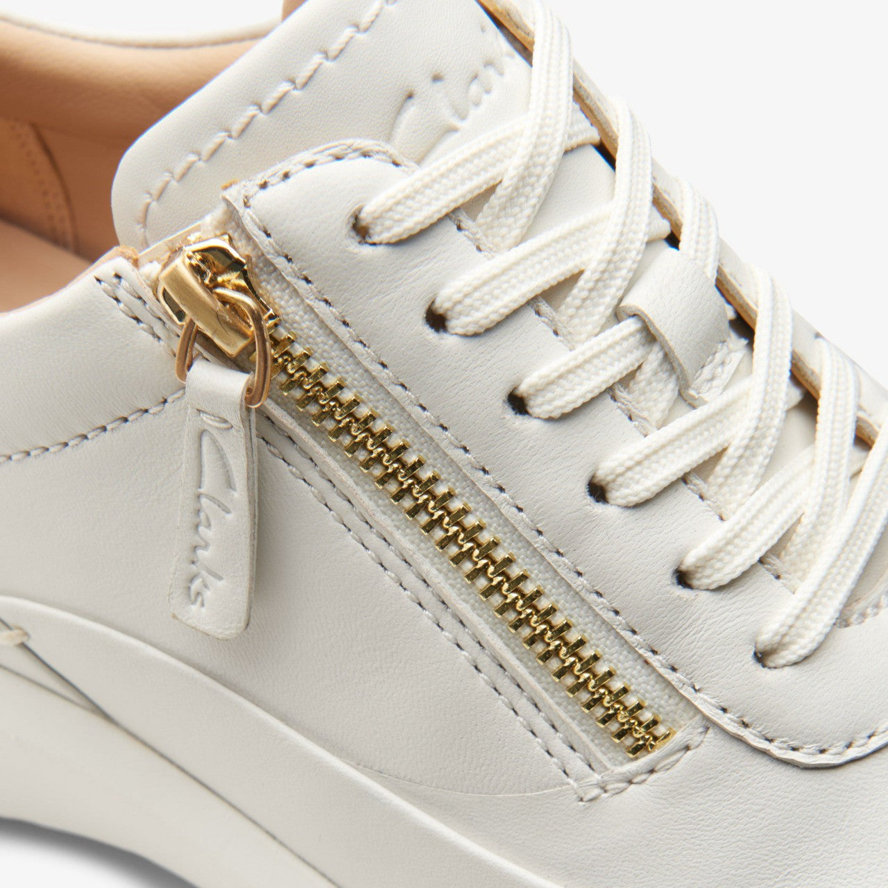 Women Tivoli Zip Off White Leather