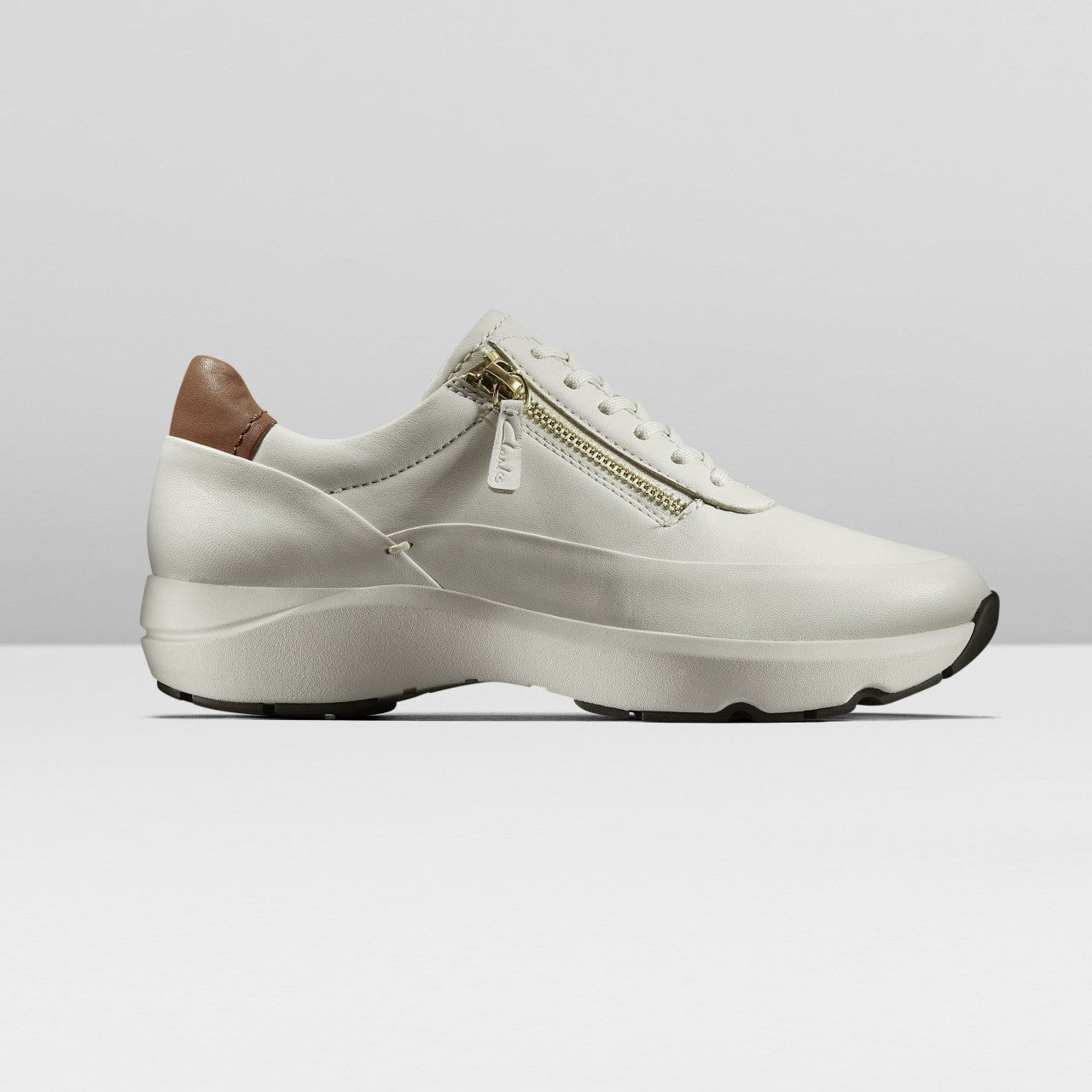 Women Tivoli Zip Off White Leather