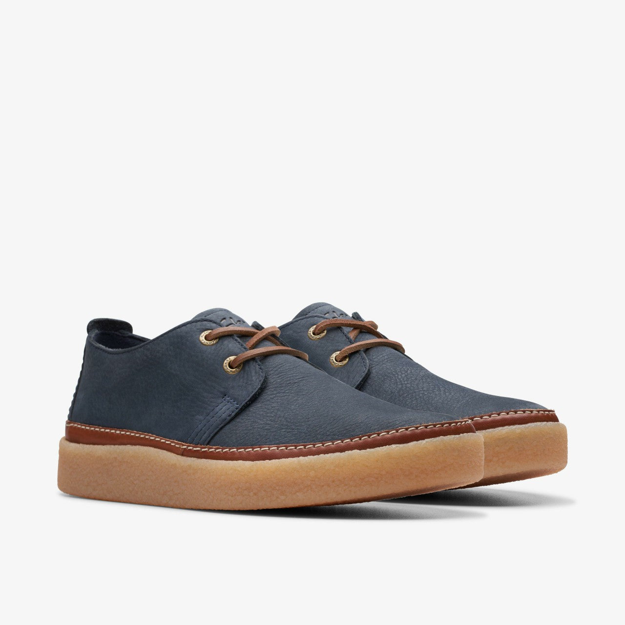 Men Clarkwood Low Navy Nubuck