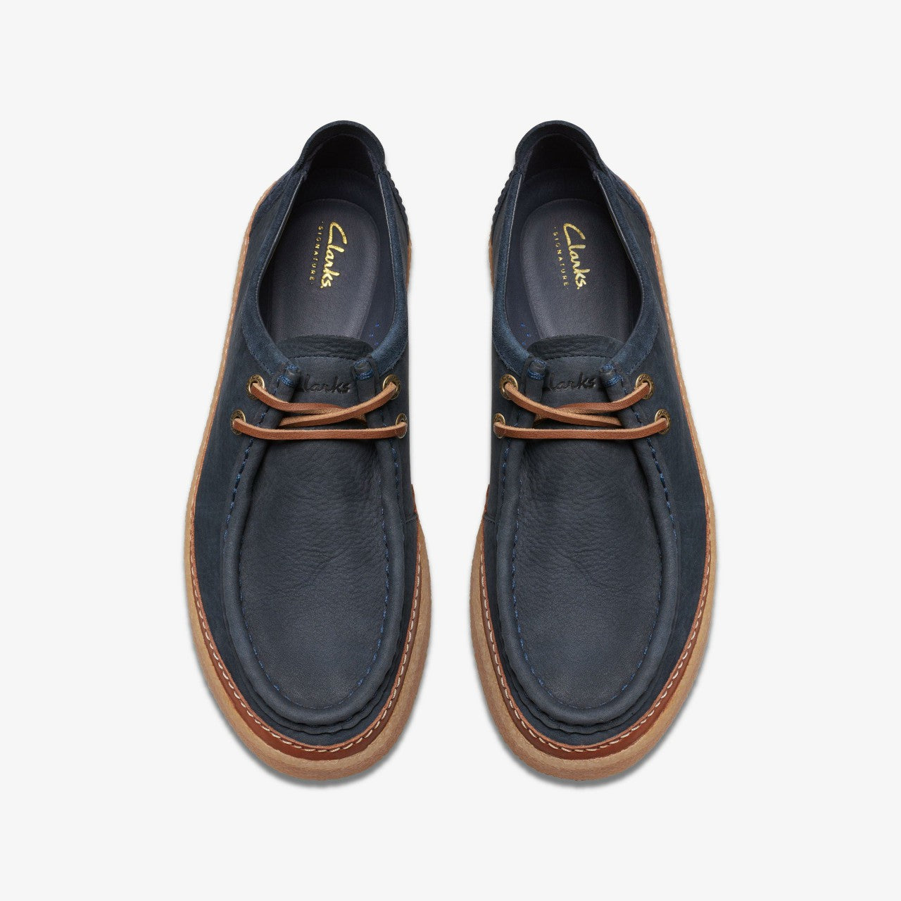Men Clarkwood Moc Navy Nubuck