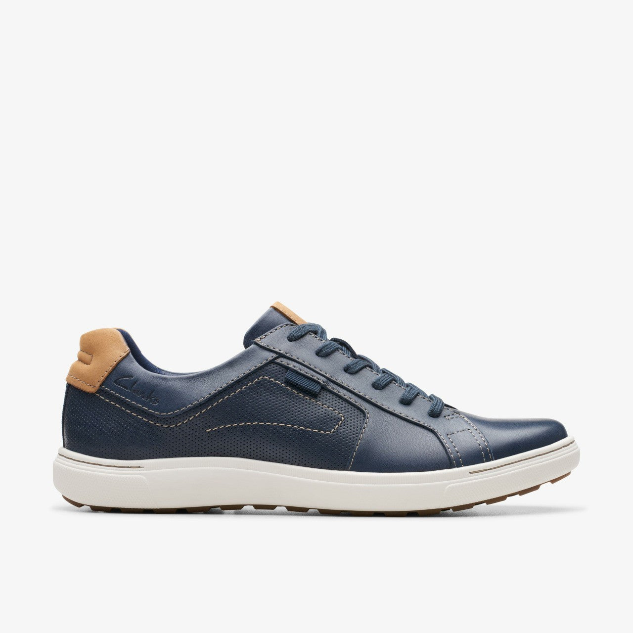 Men Mapstone Lace Navy Leather