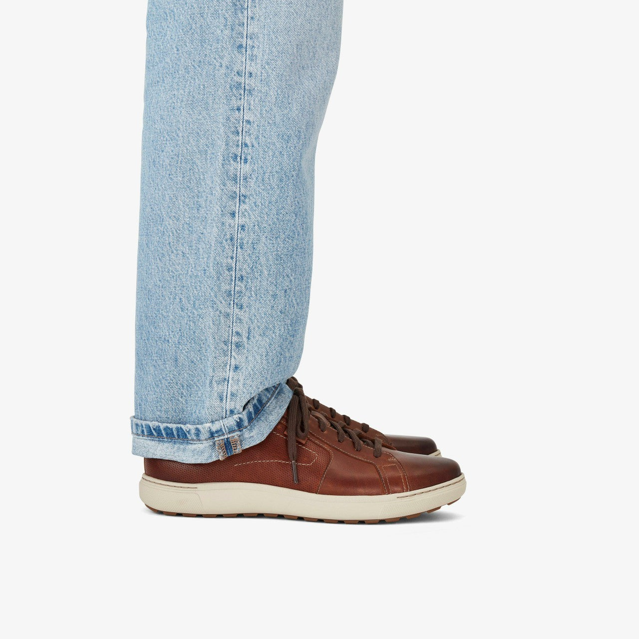 Men Mapstone Lace Tan Leather