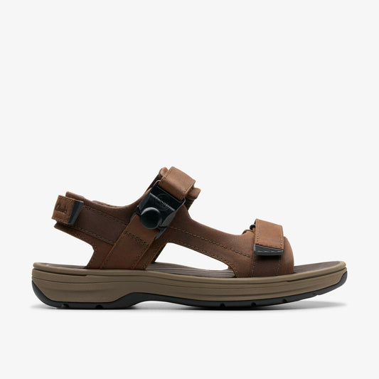Men Saltway Trail Dark Brown Leather