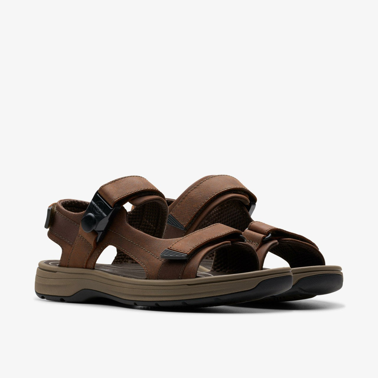 Men Saltway Trail Dark Brown Leather