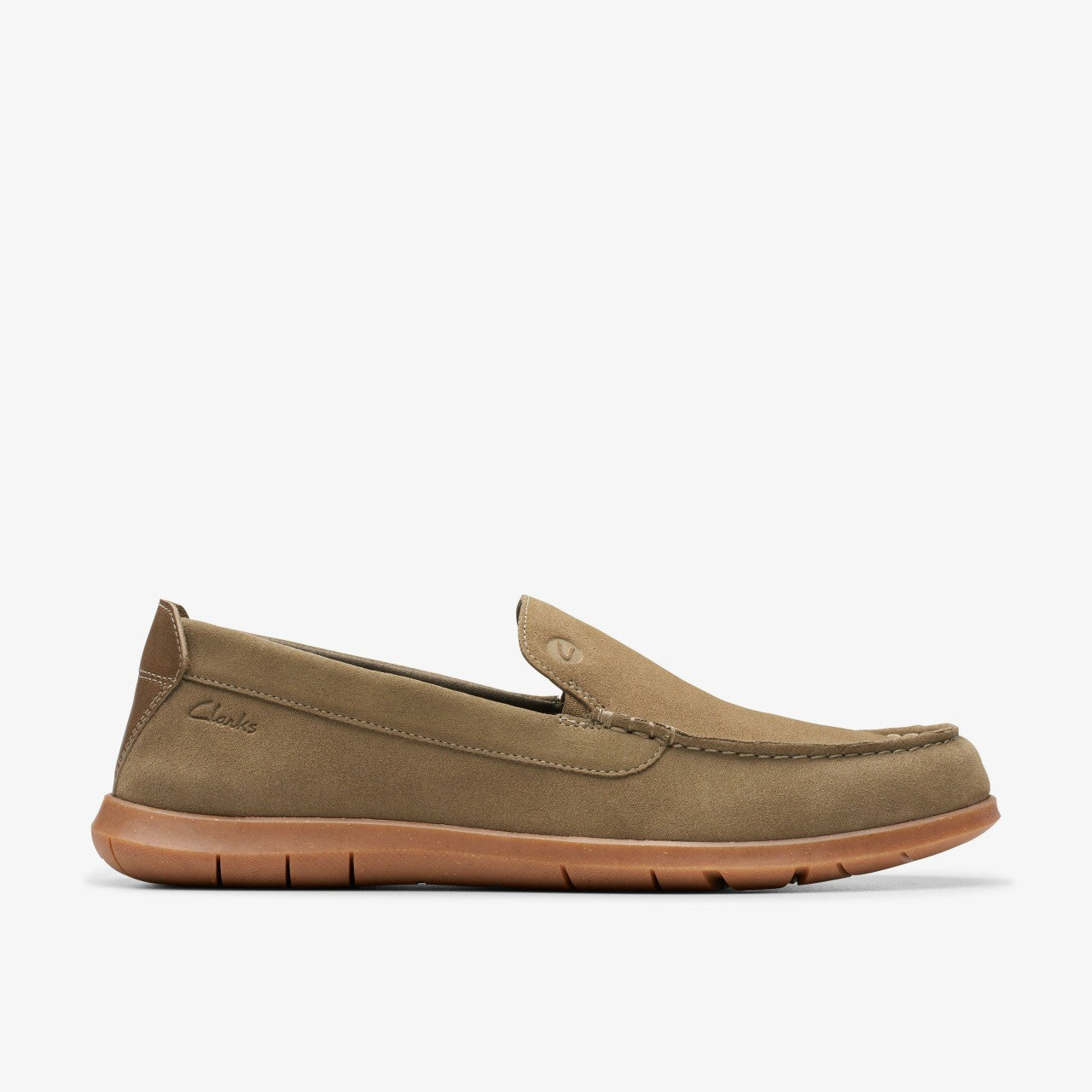 Men Flexway Step Olive Suede