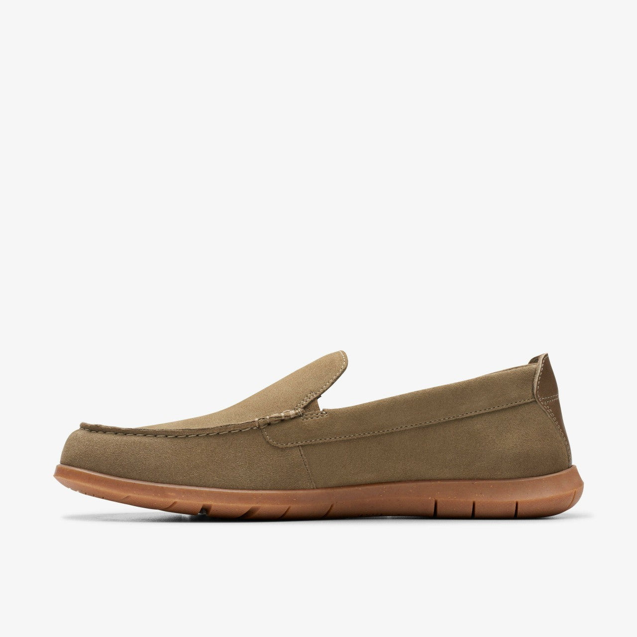 Men Flexway Step Olive Suede