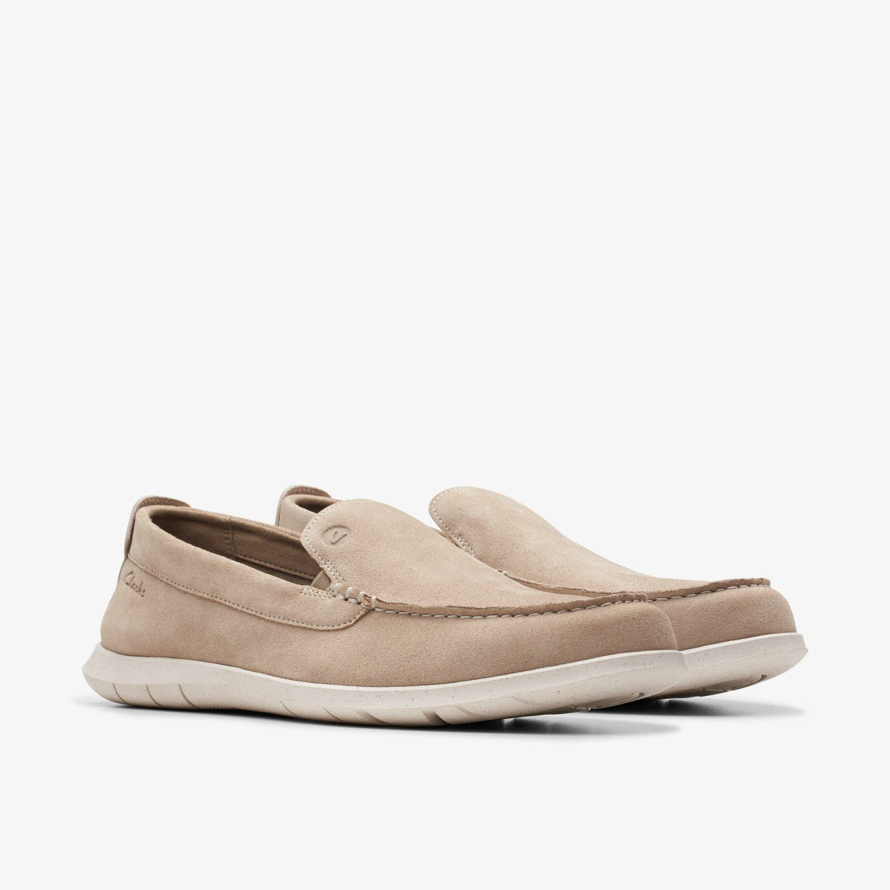 Men Flexway Step Loafer Sand Suede