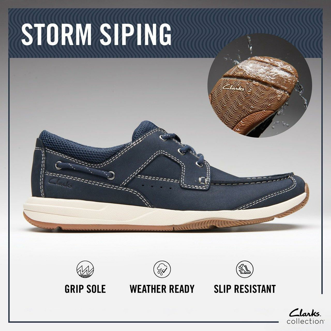 Men Sailview Lace Taupe Nubuck