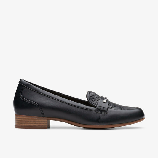 Women Juliet Aster Black Leather