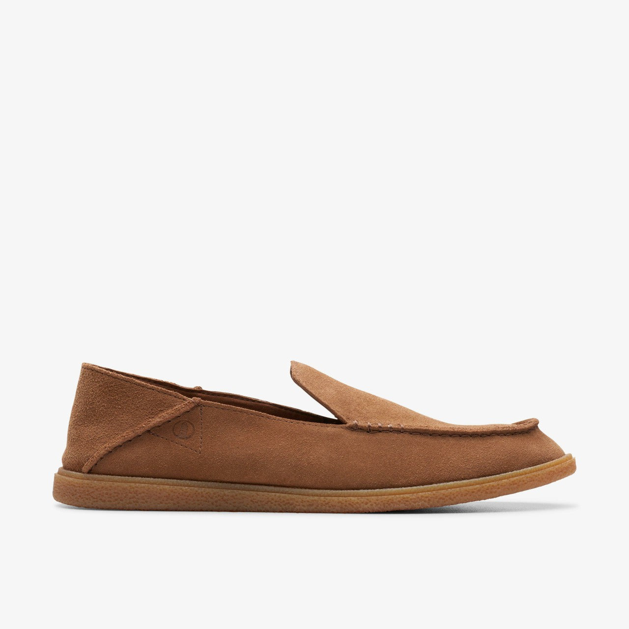 Men Clark Bay Step Loafer Cola Suede