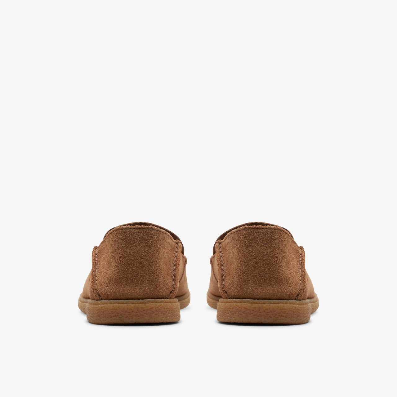 Men Clark Bay Step Loafer Cola Suede
