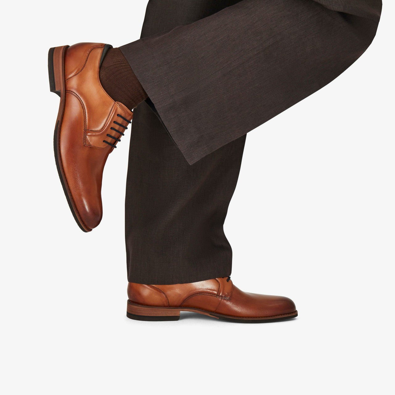 Men Craft Arlo Lace Tan Leather