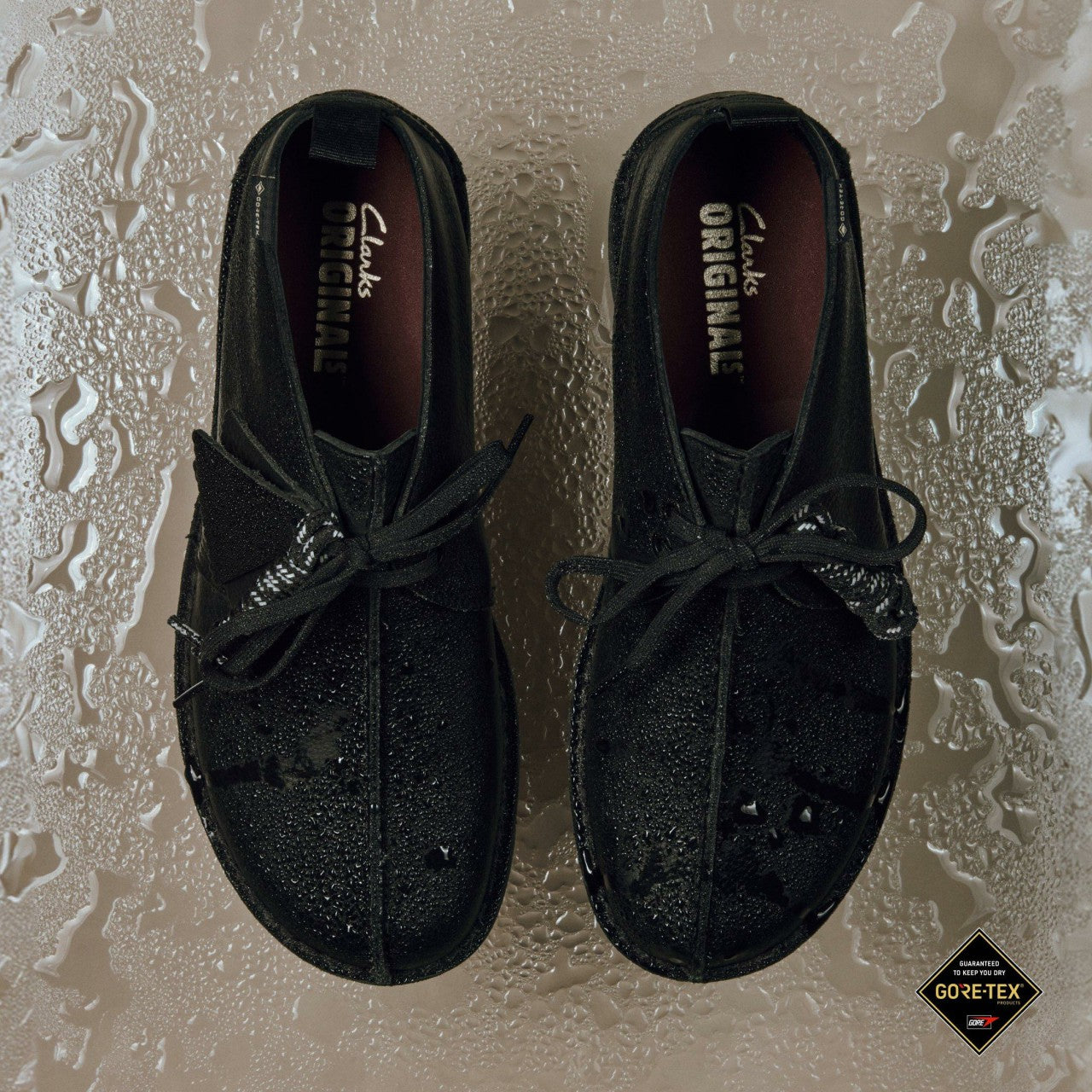Men Desert Trek GORE-TEX Black Leather