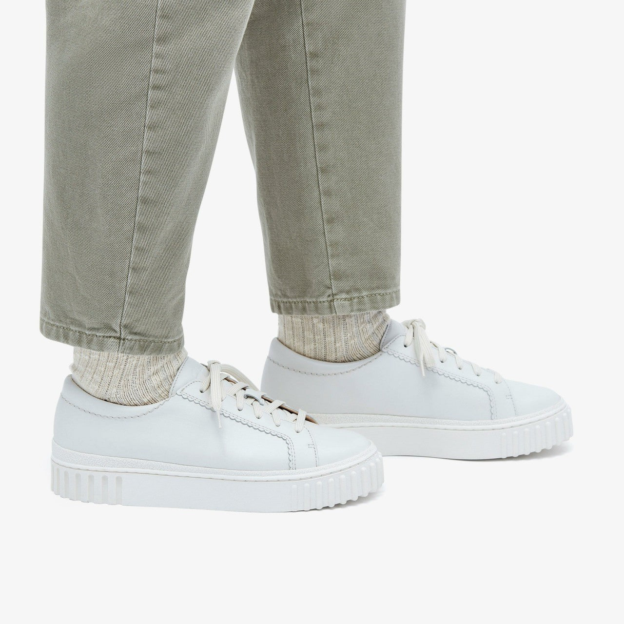 Women Mayhill Walk Off White Leather