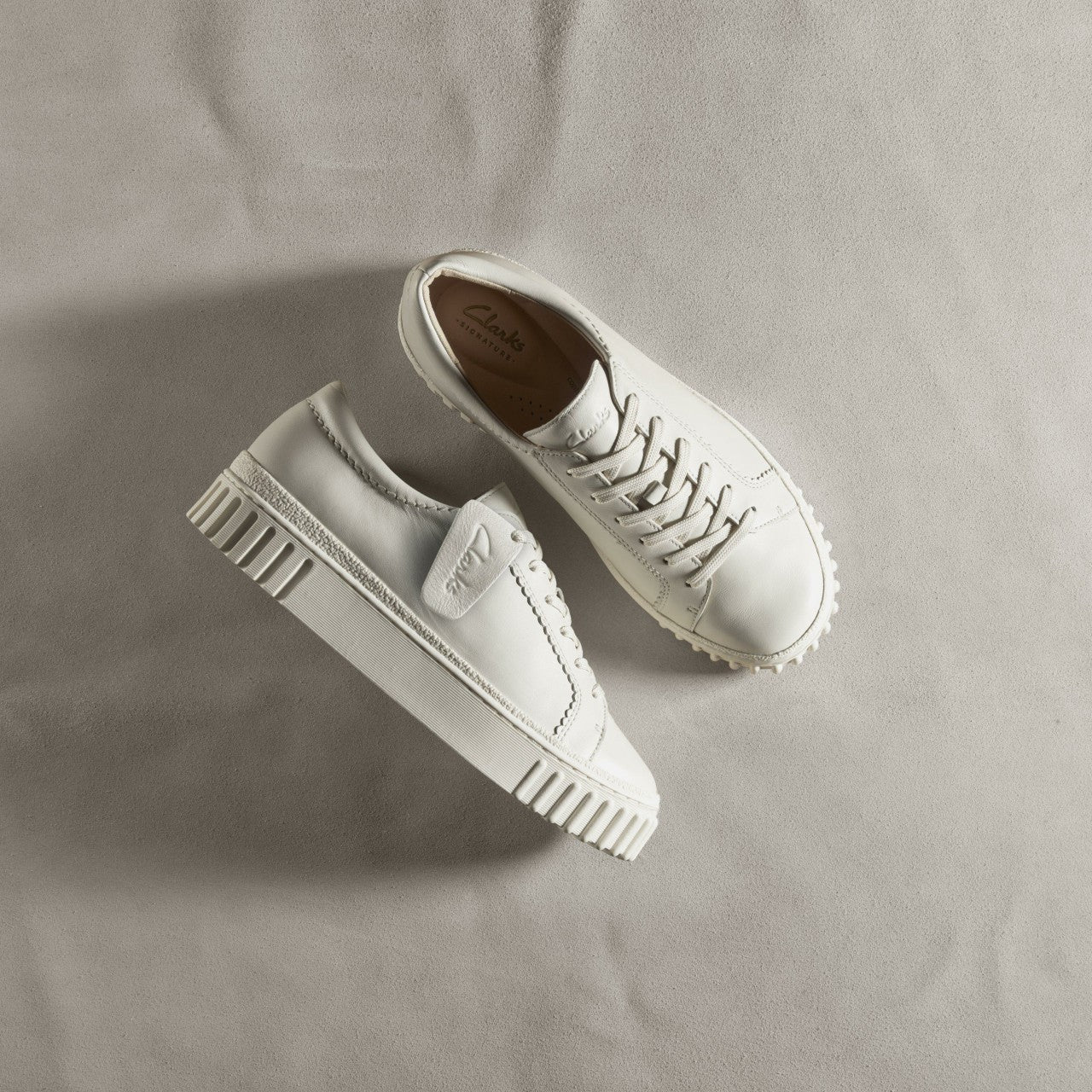 Women Mayhill Walk Off White Leather