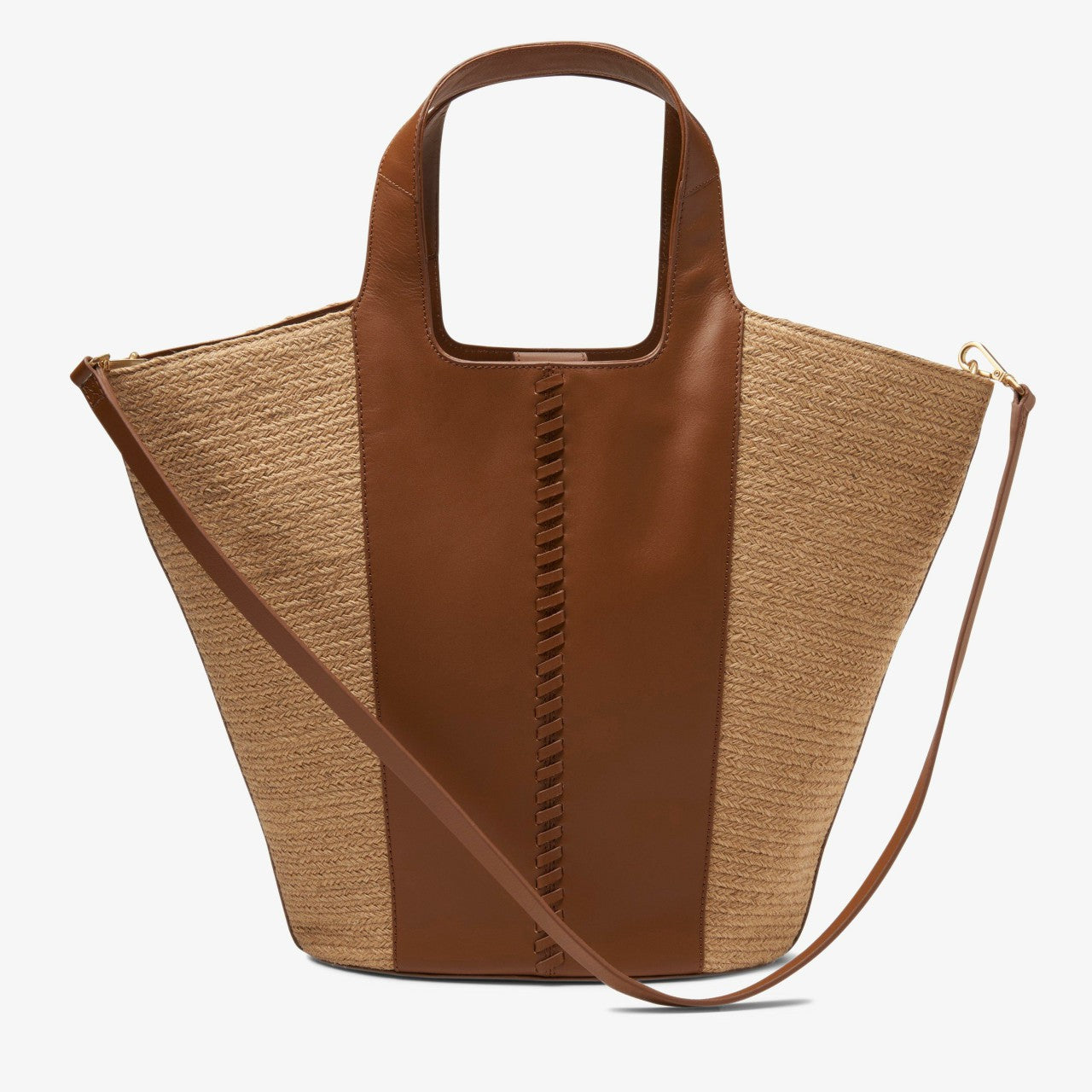 Women Summery Large Tan Leather