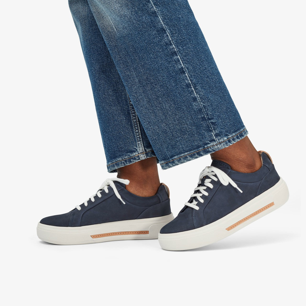 Women Hollyhock Walk Navy Nubuck