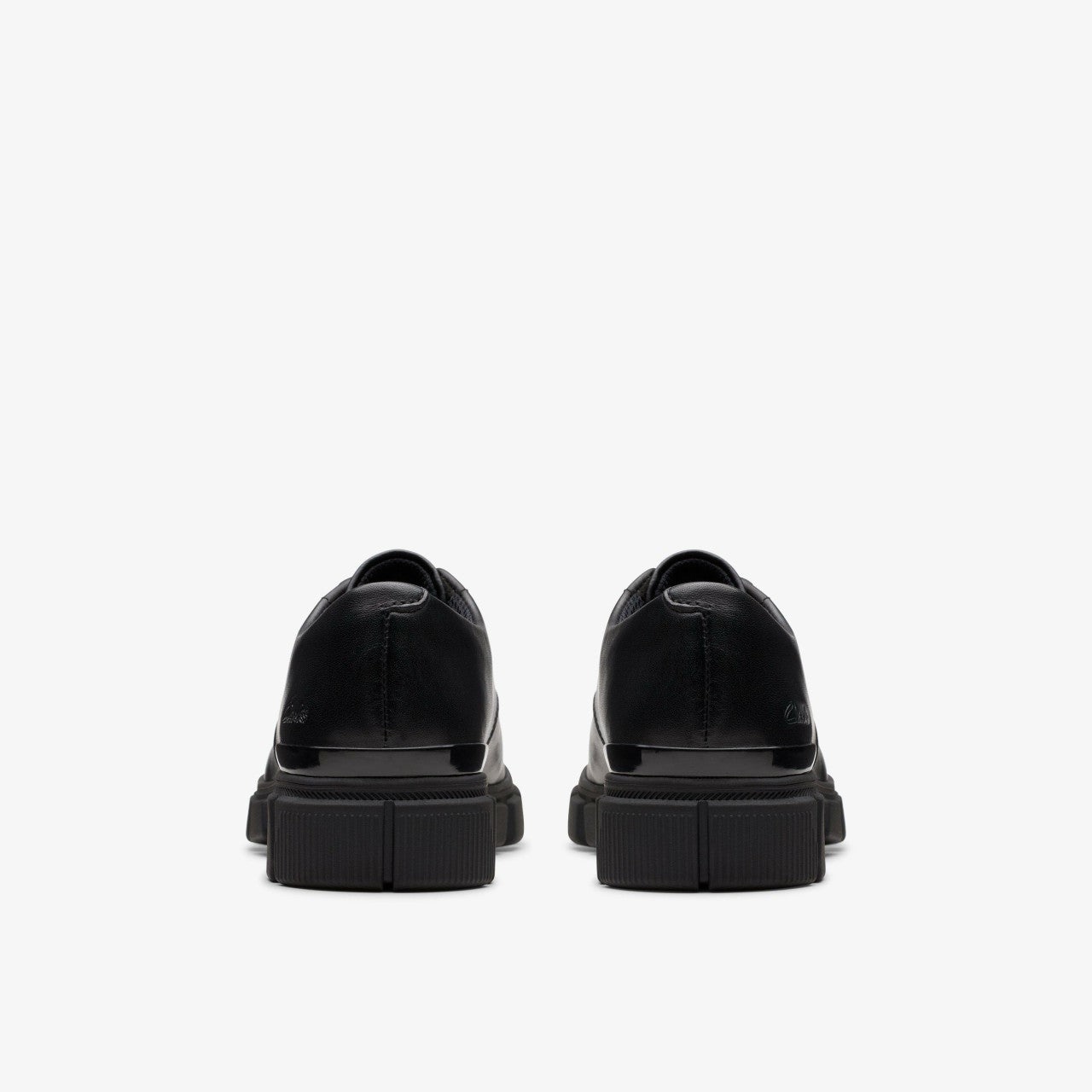 Kids Evyn Lace Kid Black Leather