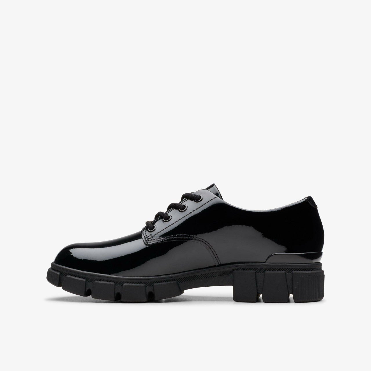 Kids Evyn Lace Kid Black Patent
