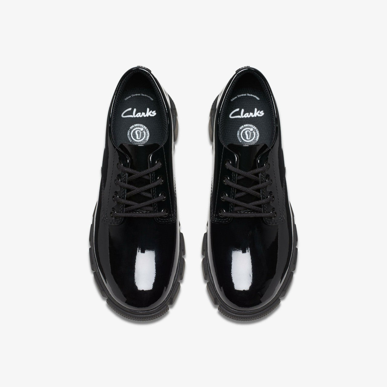 Kids Evyn Lace Kid Black Patent