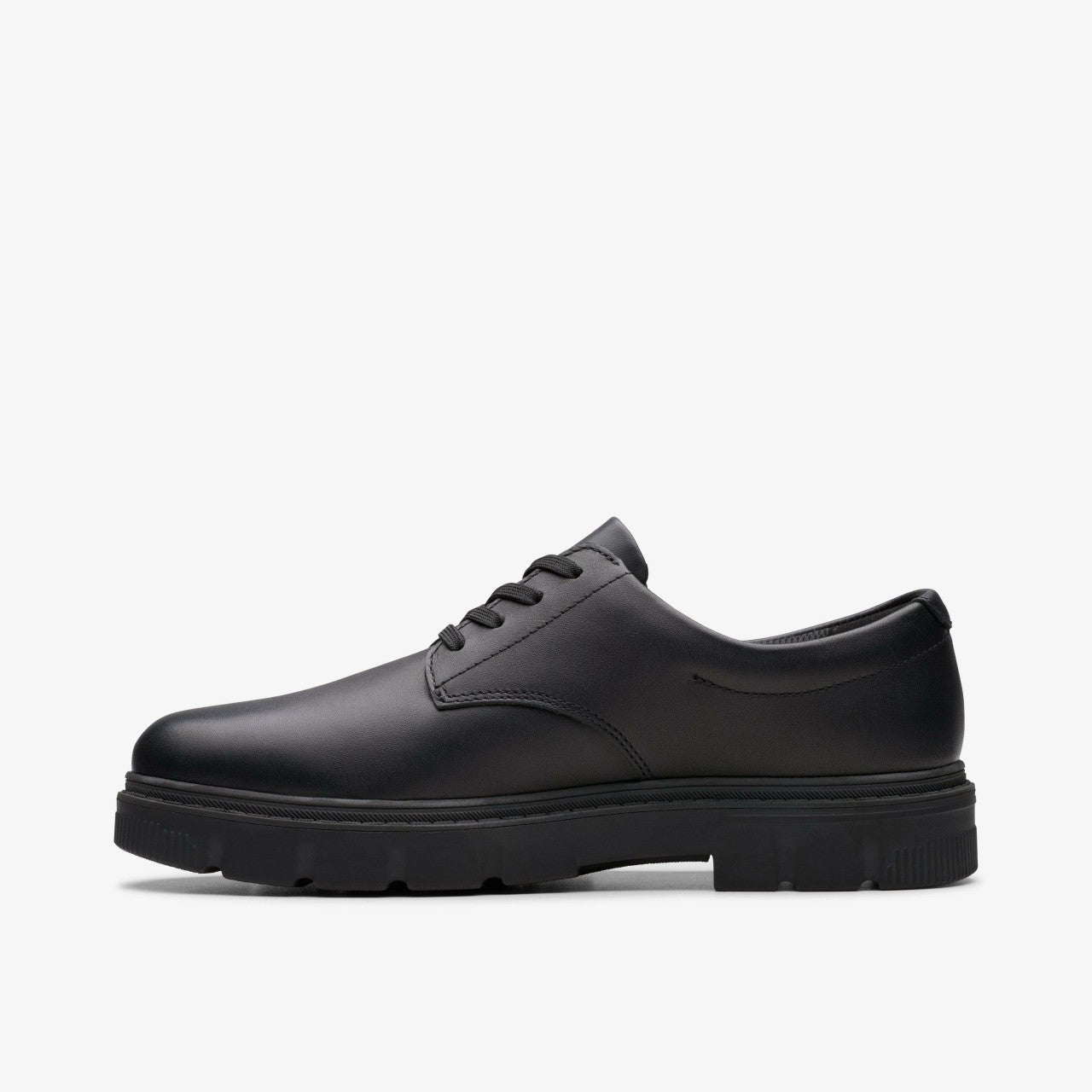 Kids Lorcam Loop Youth Black Leather