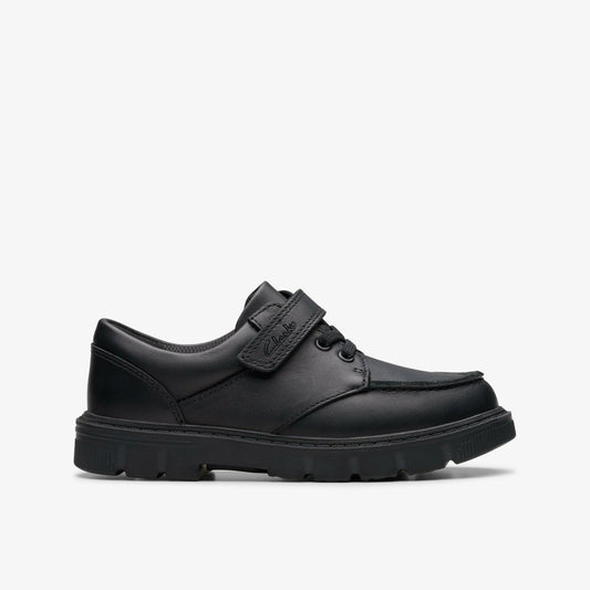 Kids Lorcam Edge Kid Black Leather