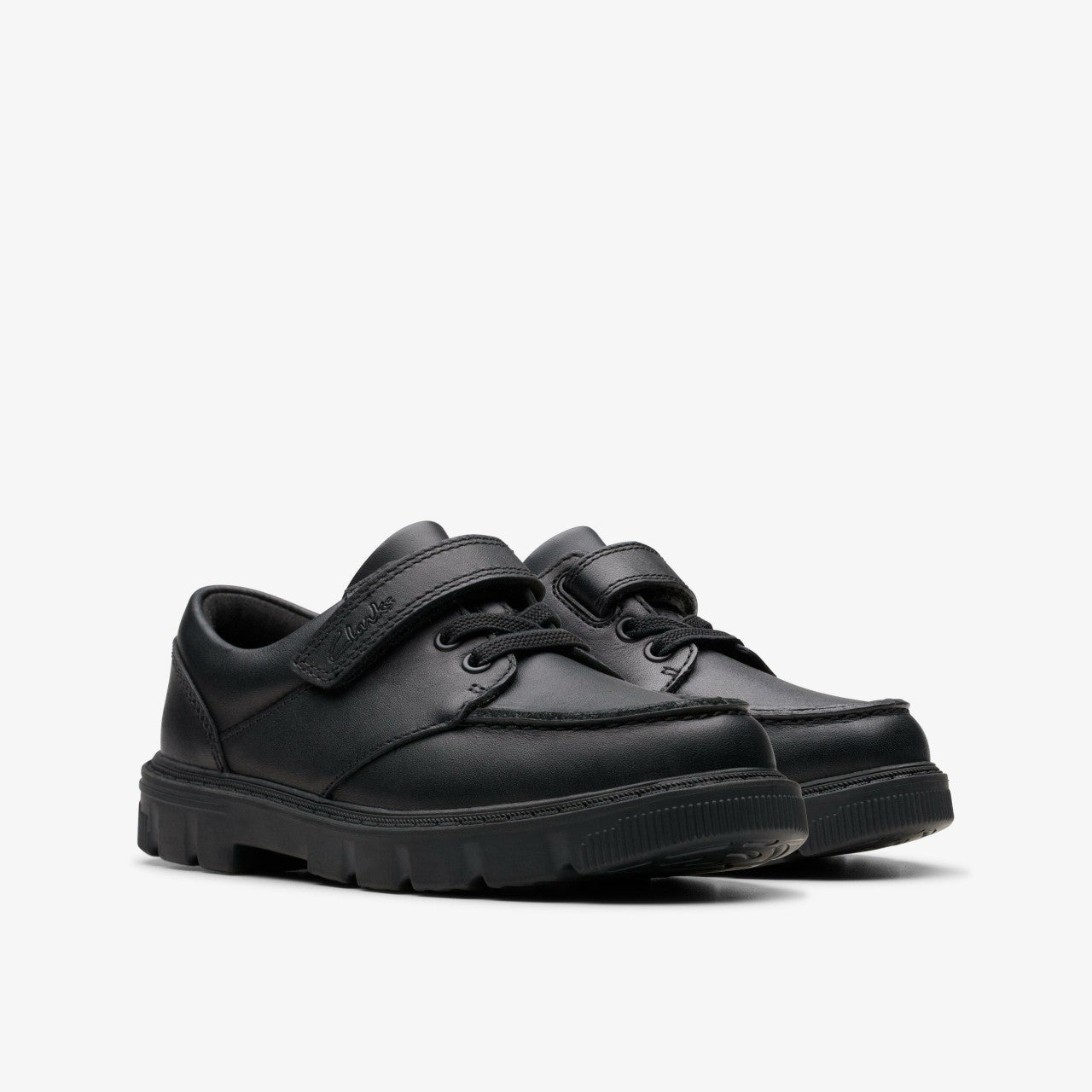 Kids Lorcam Edge Kid Black Leather
