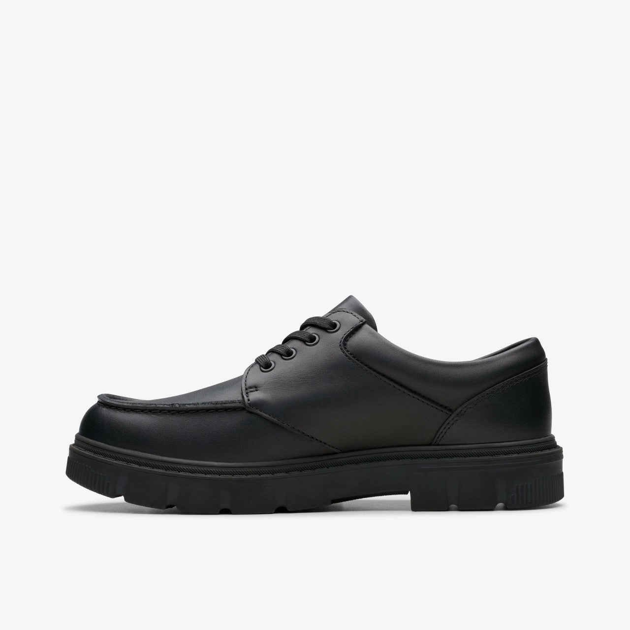 Kids Lorcam Edge Youth Black Leather