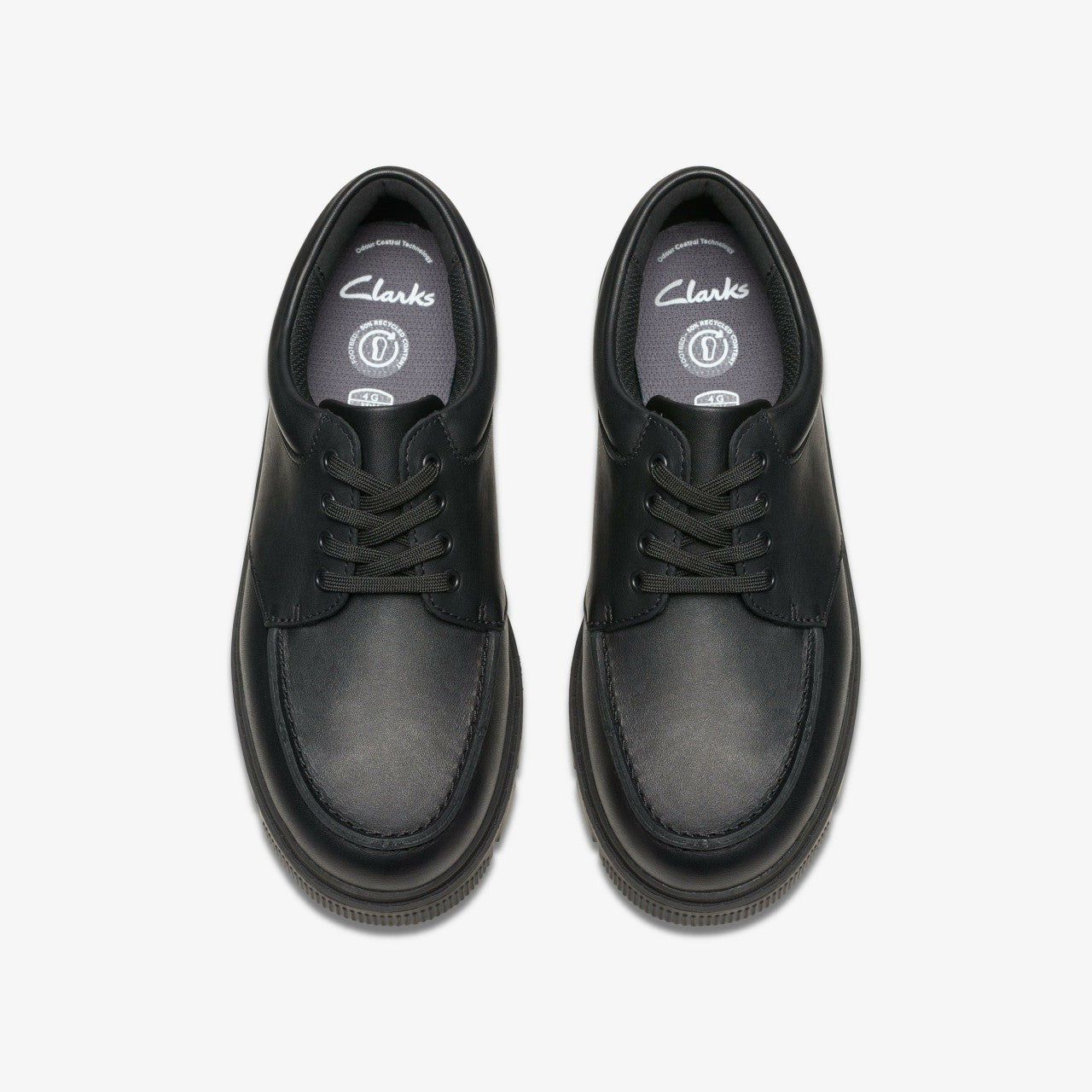 Kids Lorcam Edge Youth Black Leather