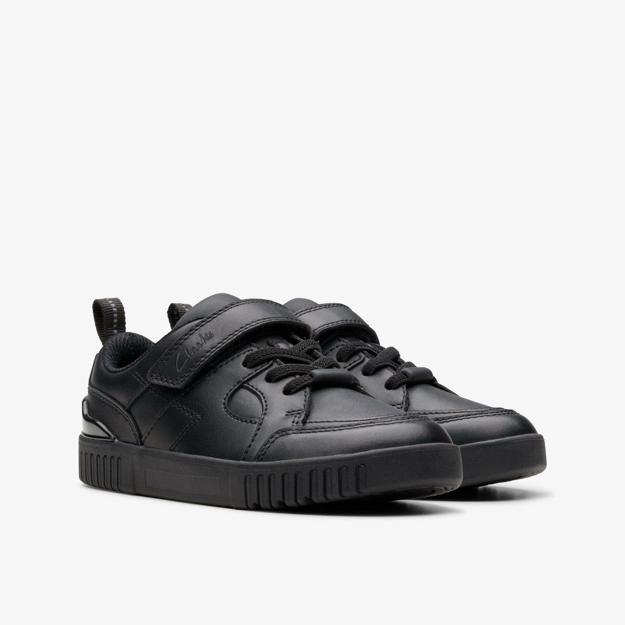 Kids Oslo Flare Kid Black Leather