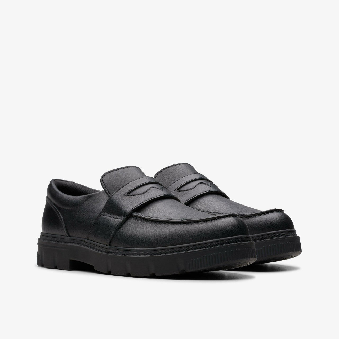 Kids Lorcam Craft Youth Black Leather
