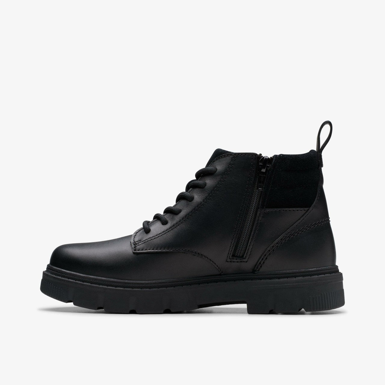 Kids Lorcam Trail Youth Black Leather