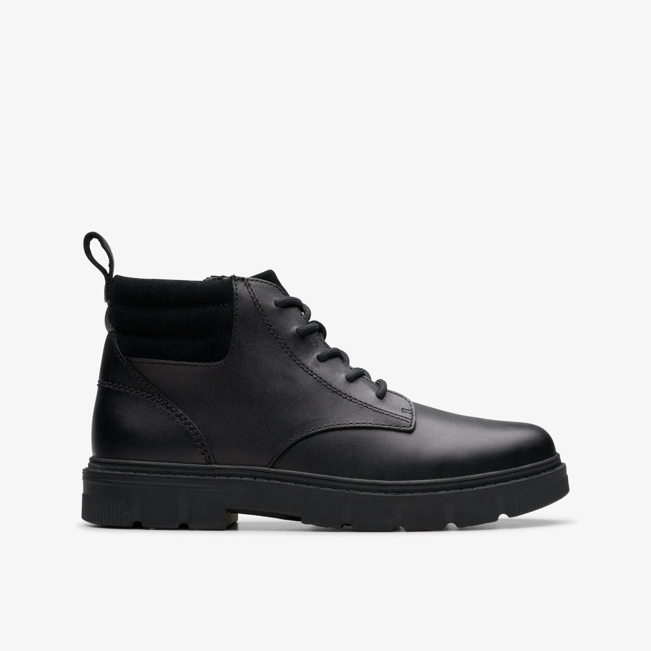 Kids Lorcam Trail Older Black Leather