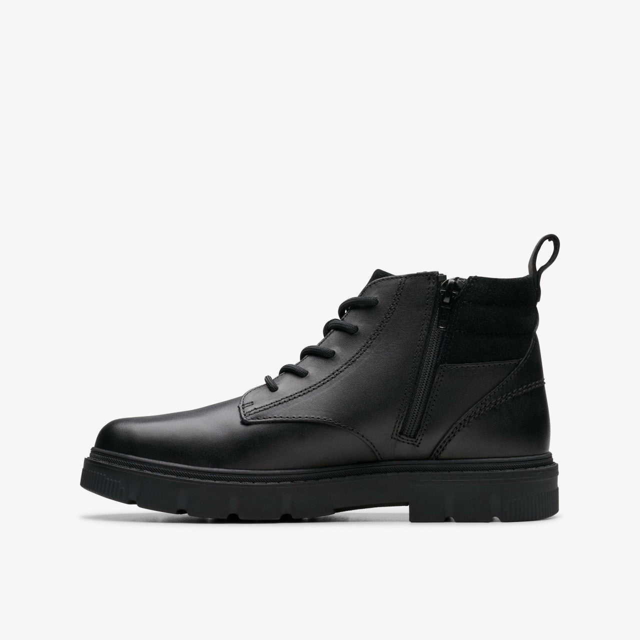Kids Lorcam Trail Older Black Leather